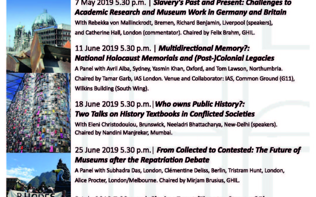 German Historical Institute London Upcoming Events